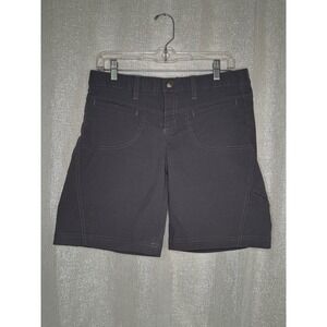 Athleta Hiking Shorts Gray Utility Pockets Stretch Performance‎ Size 8